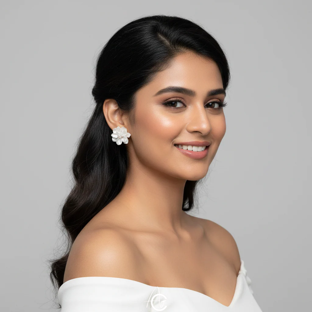 Flower Statement Earrings