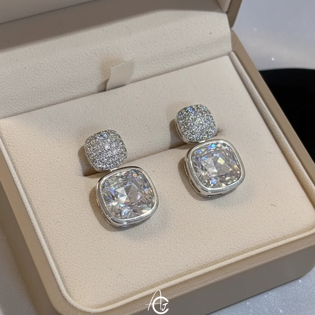 Bling Statement Crystal Earrings