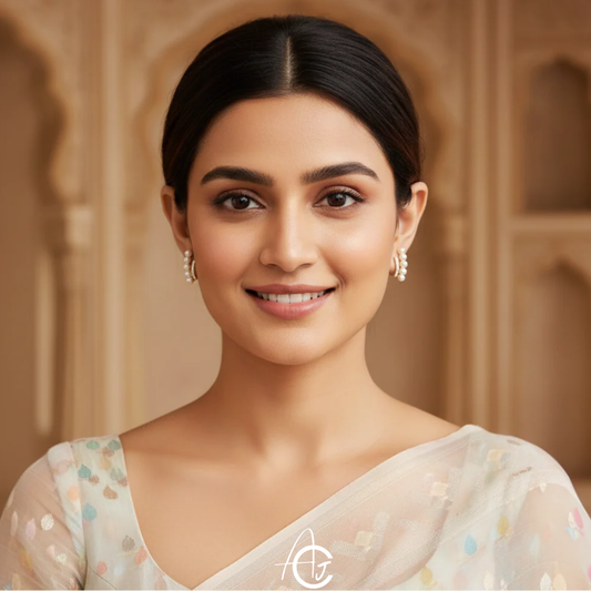 Pearl Bling Earrings