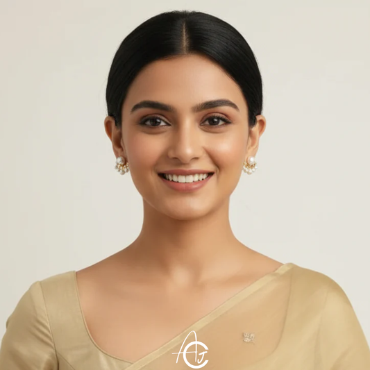 Star And Pearl Earrings