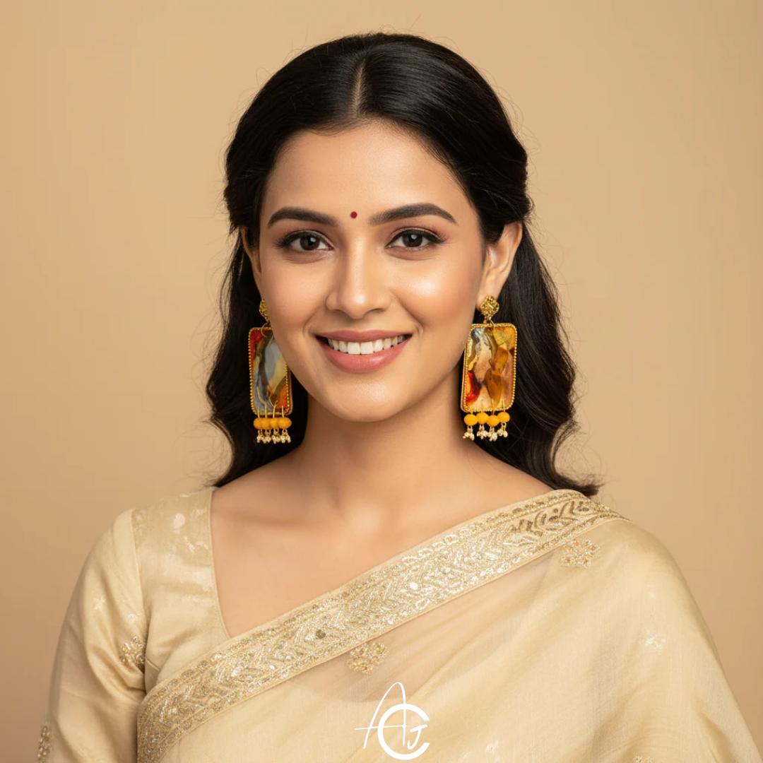 Fluid Earrings : Handmade