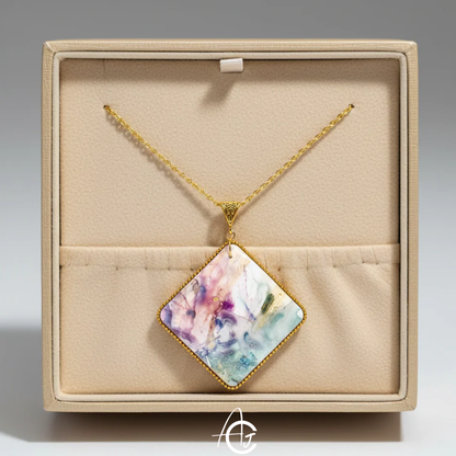 Fluid Necklace : Handmade