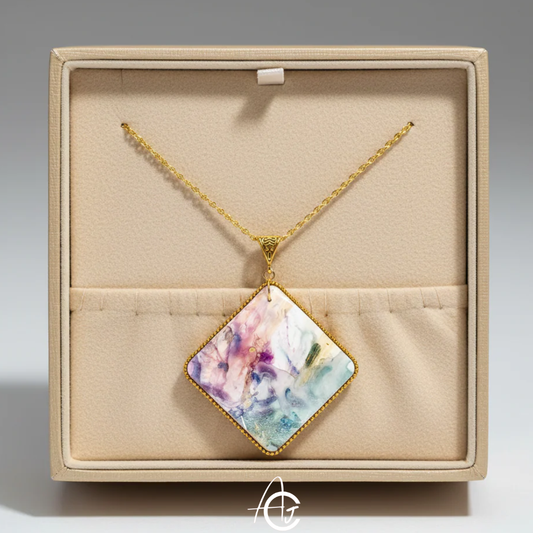 Fluid Necklace : Handmade