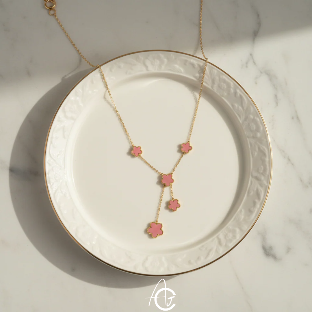 Trendy Necklace Pink