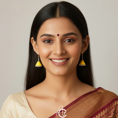 Statement  Jhumka : Handmade