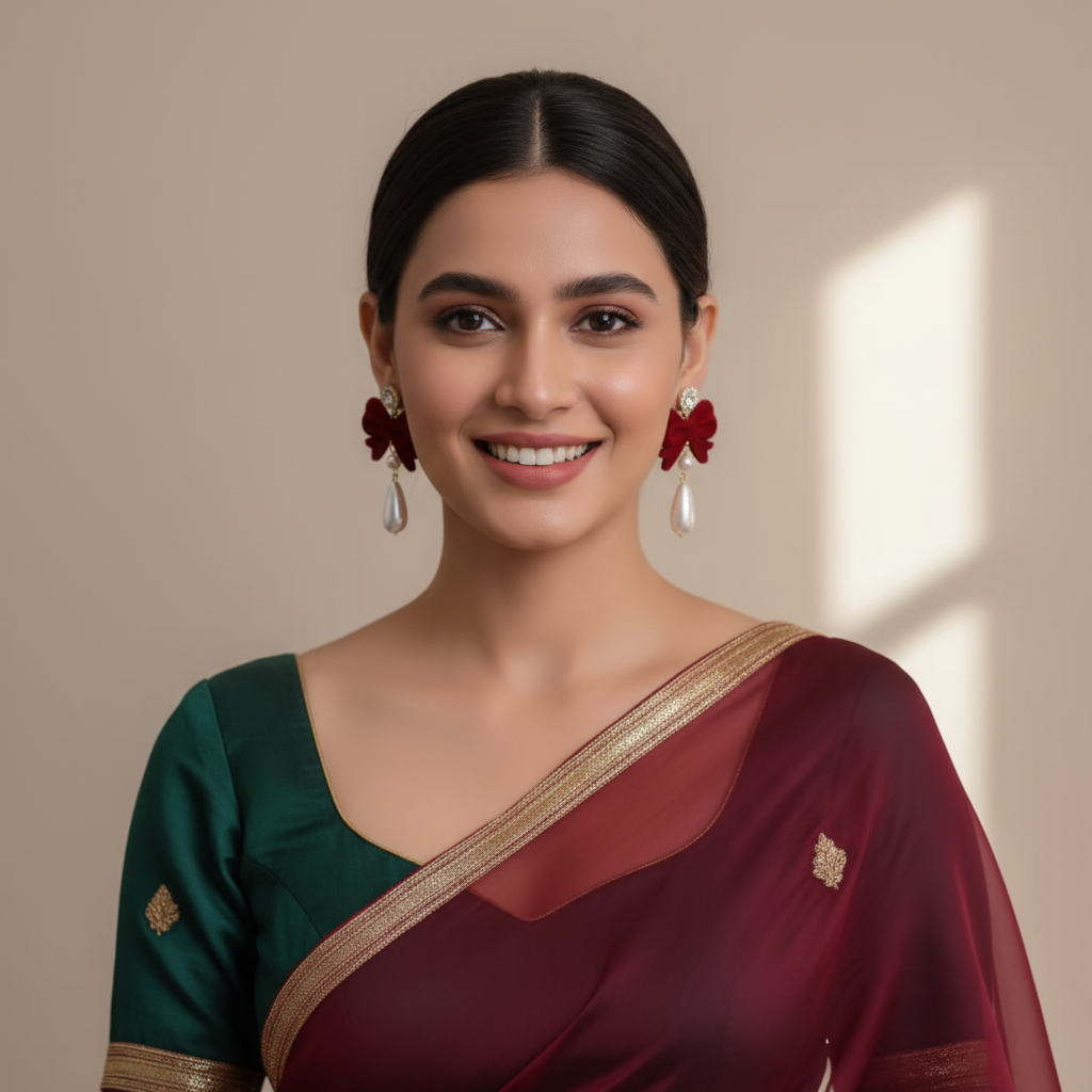 Cocktail Big Bow Earrings