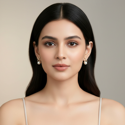 Pearl Bling Earrings