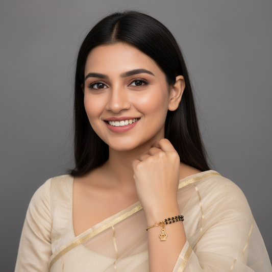 Riya Mangalsutra Bracelet : Handmade