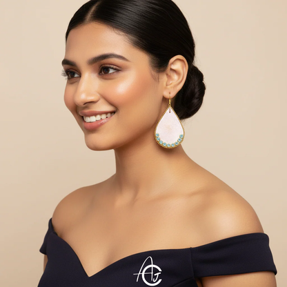 Fluid Earrings : Handmade