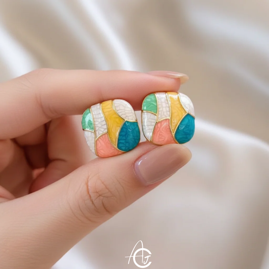 Colorful Stud Earrings