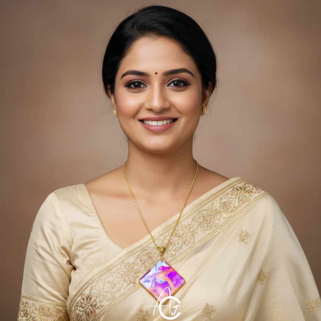 Fluid Necklace : Handmade