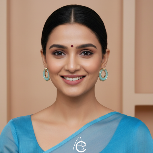 Semi Precious Stone Earrings