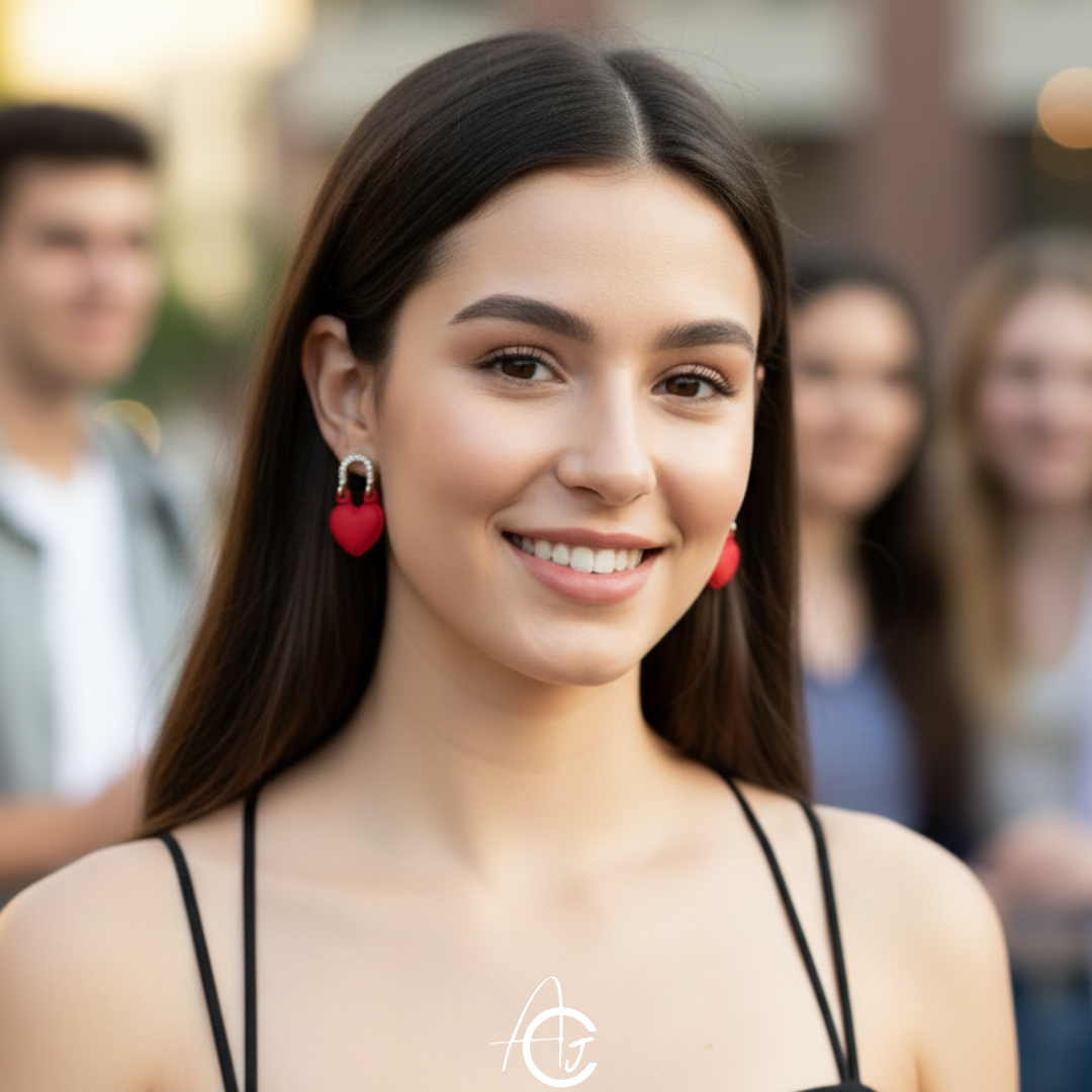 Heart Bling Earrings