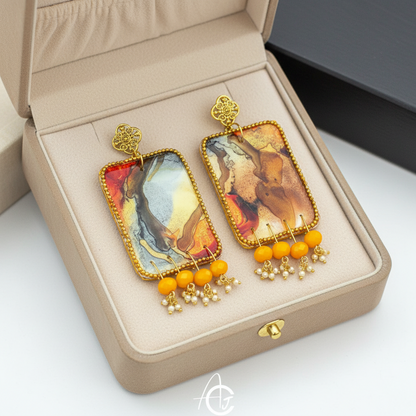 Fluid Earrings : Handmade