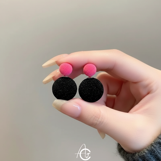 Colorful Pearl Statement Earrings