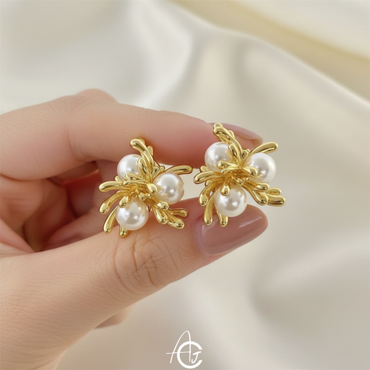 Pearl Statement Earrings