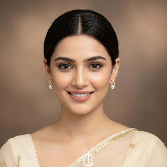 Pearl Bling Earrings