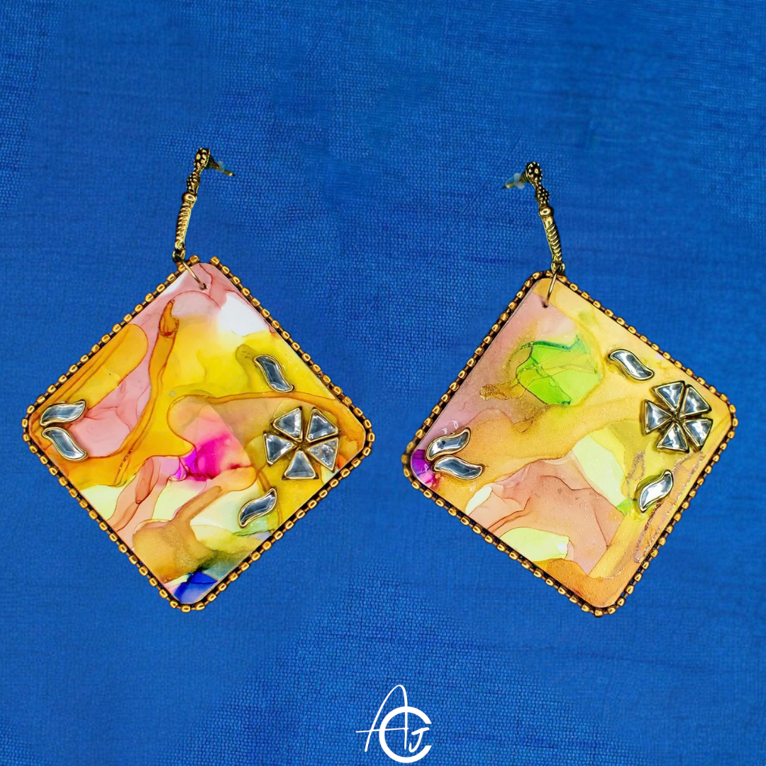 Fluid Earrings : Handmade