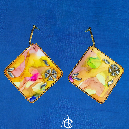 Fluid Earrings : Handmade