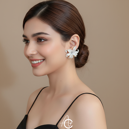 Flower Big Earrings