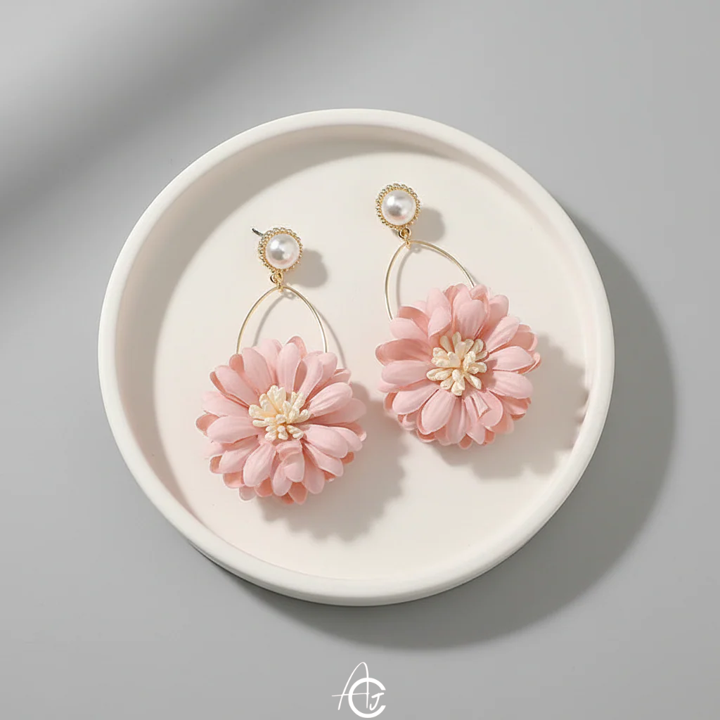Stetement Flower Dangle Earrings
