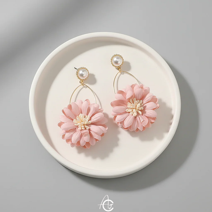Stetement Flower Dangle Earrings