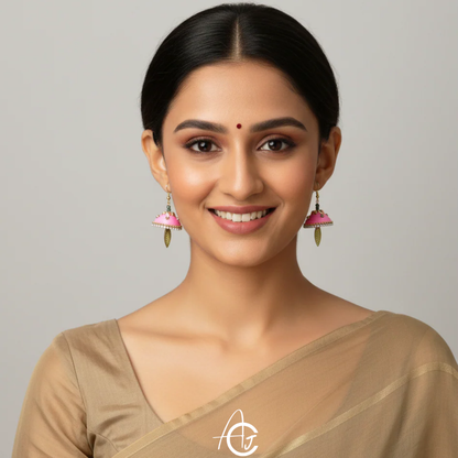 Statement  Jhumka : Handmade