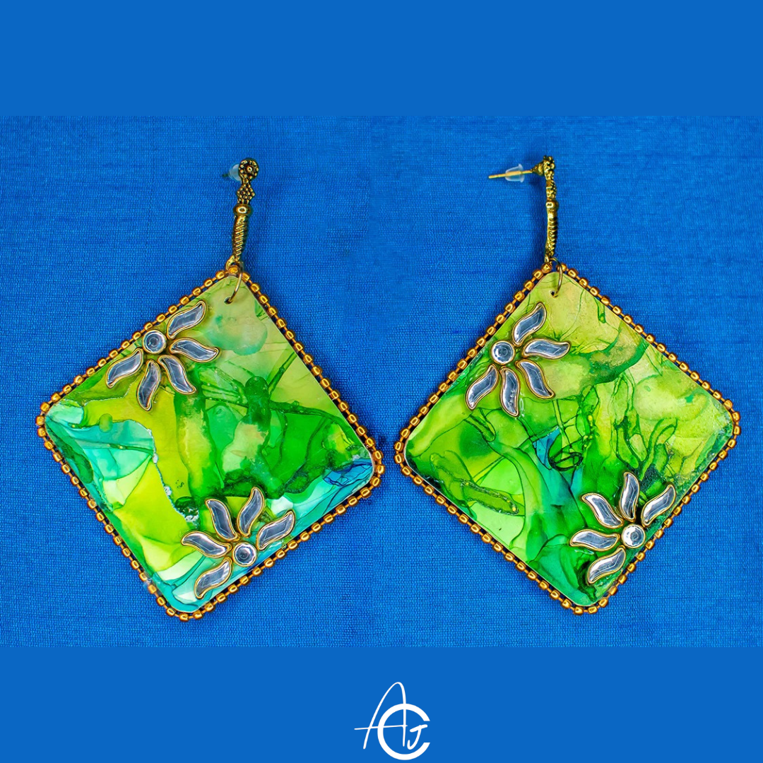 Fluid Earrings : Handmade