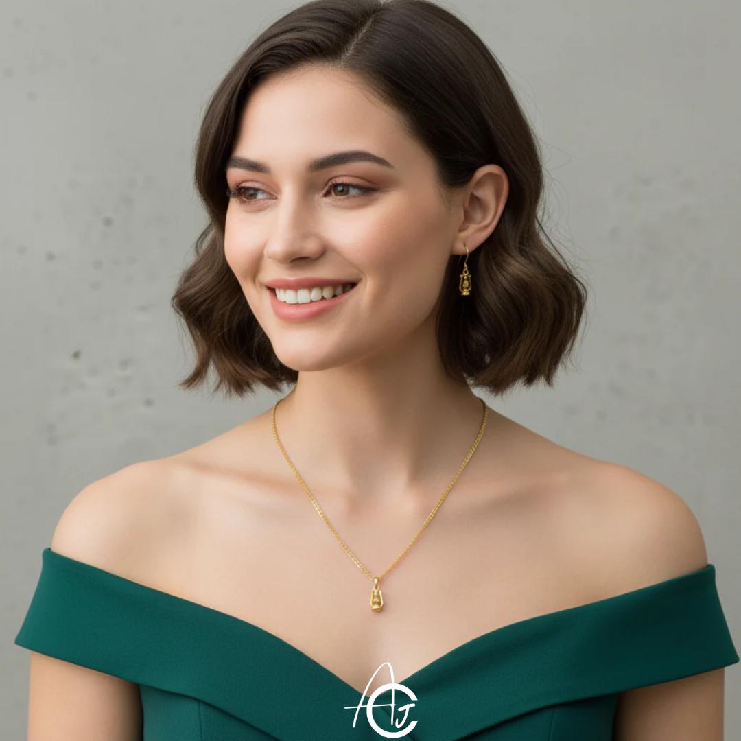 Chain Necklace set : Handmade