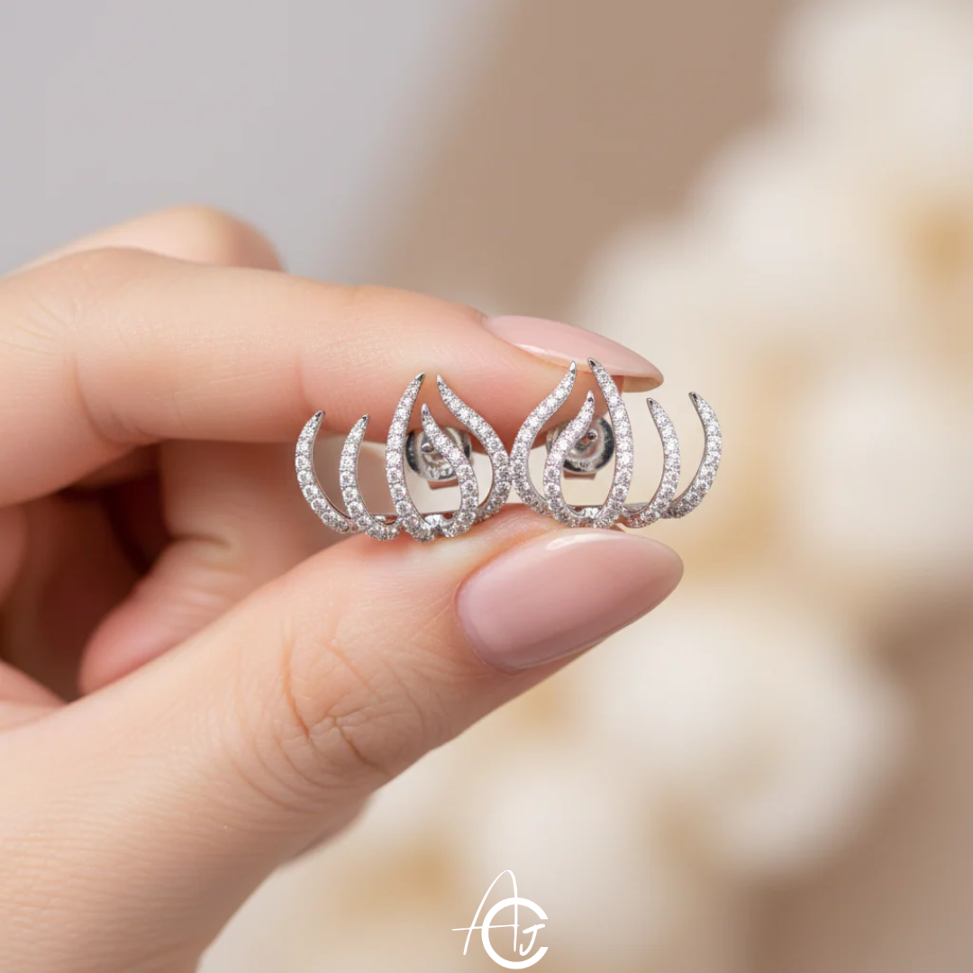 Bling Stud Earring