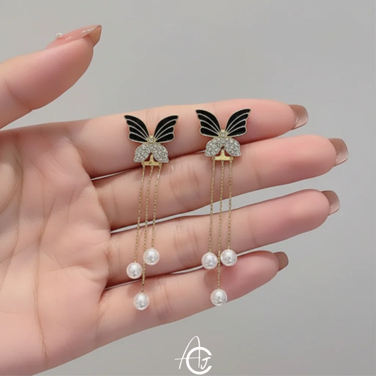 Butterfly Chain Earrings