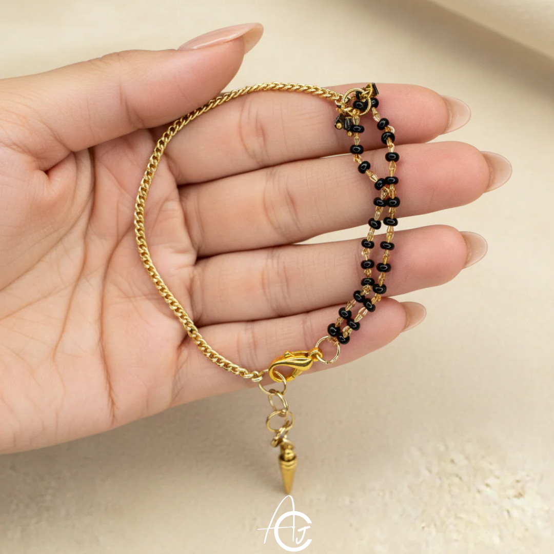 Roshni Mangalsutra Bracelet : Handmade