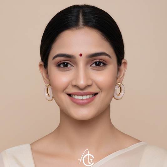 Semi Precious Stone Earrings