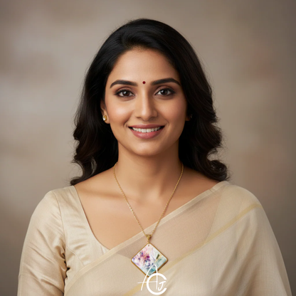 Fluid Necklace : Handmade