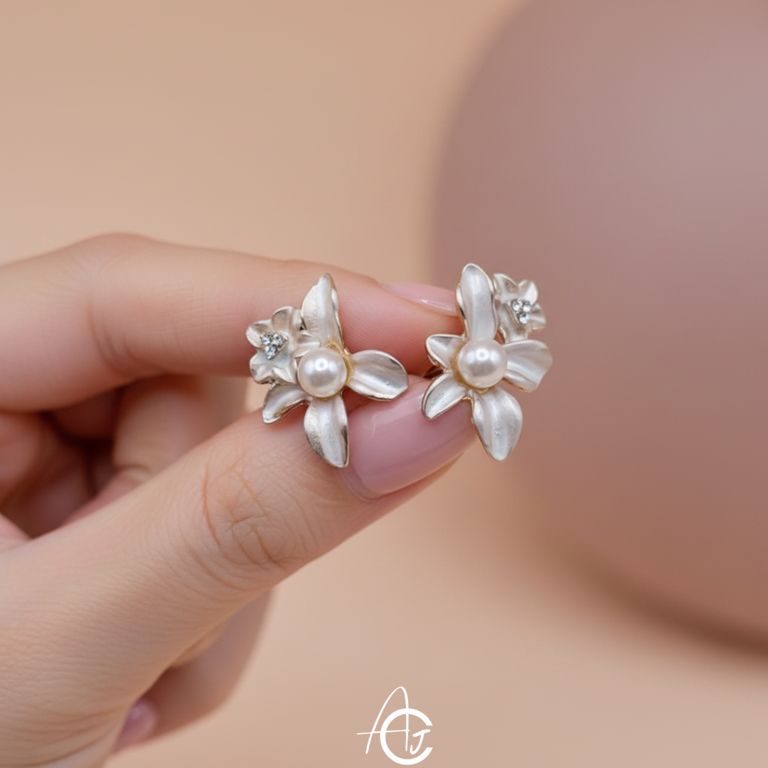 Flower Bling Earrings