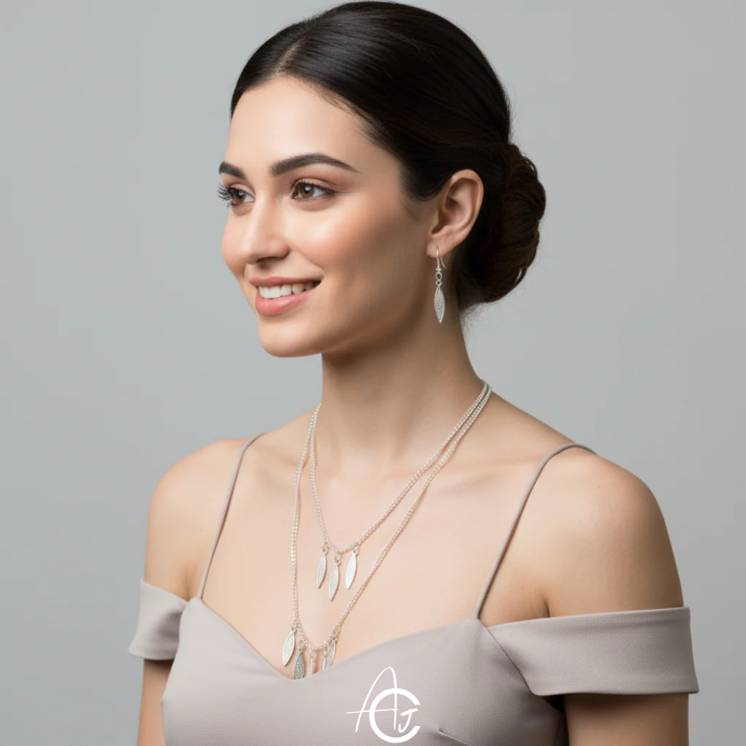 Chain Necklace Set : Handmade