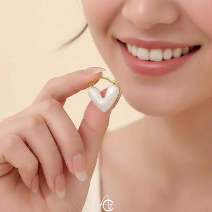 Bling Heart Earrings