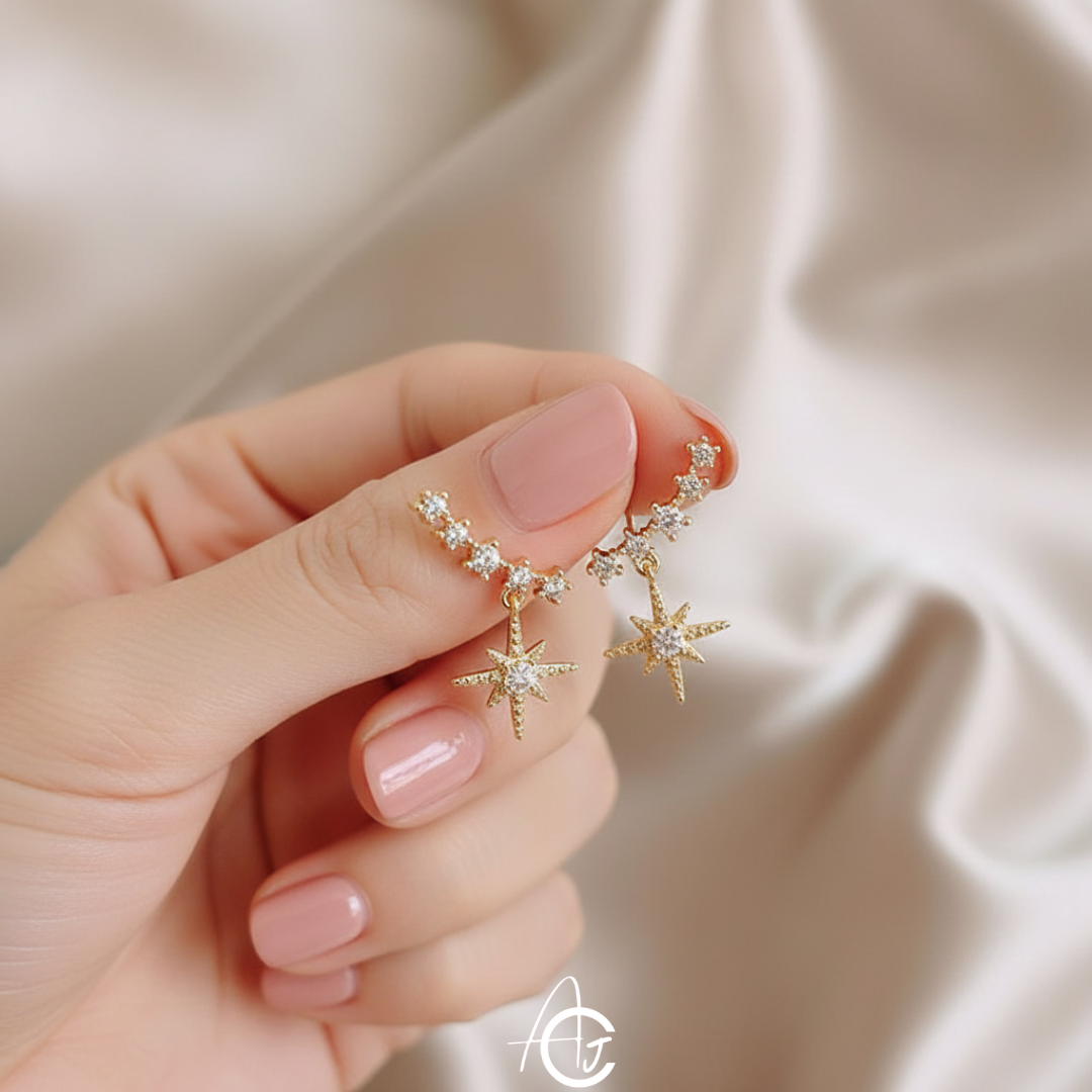 Bling Star Earrings