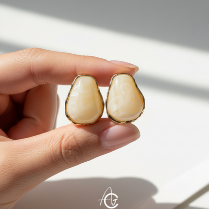 Semi Precious Stone Earrings