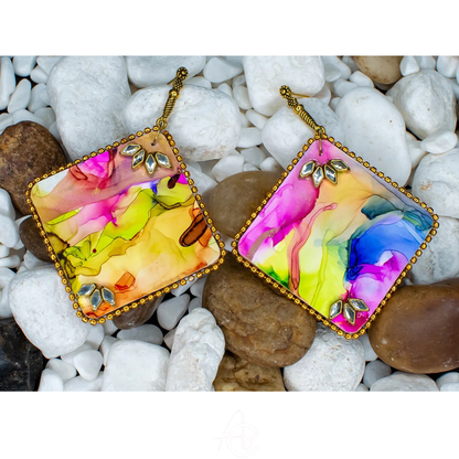 Fluid Earrings : Handmade