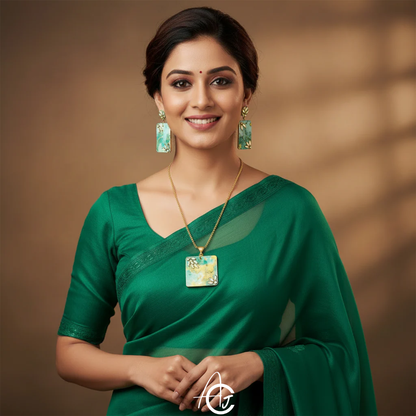 Fluid Necklace Set : Handmade