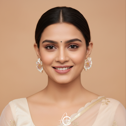 Flower Bling Earrings