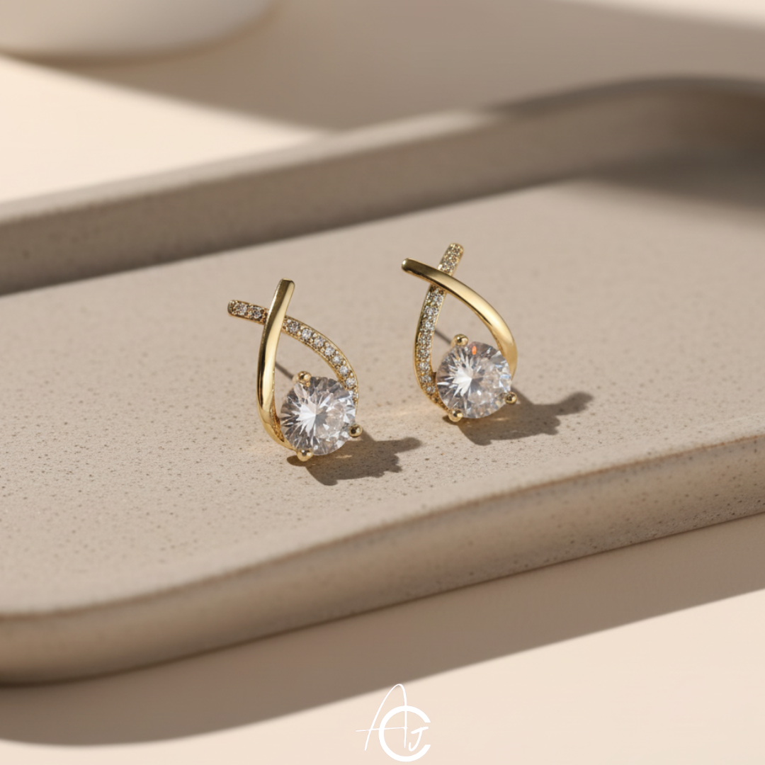 Drop The Bling Earrings