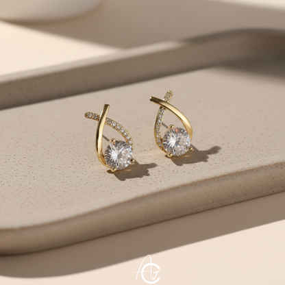 Drop The Bling Earrings