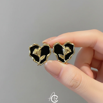 Floral Hearty Earrings