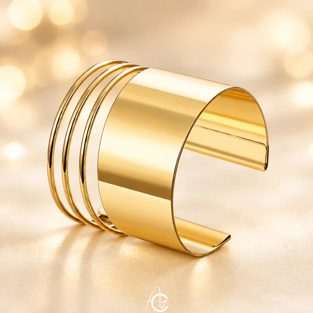 Golden Cuff Bracelet