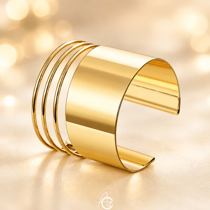Golden Cuff Bracelet