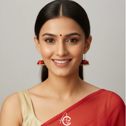 Statement  Jhumka Earring : Handmade