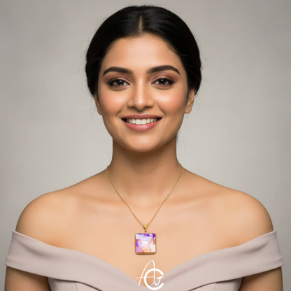 Fluid Necklace : Handmade