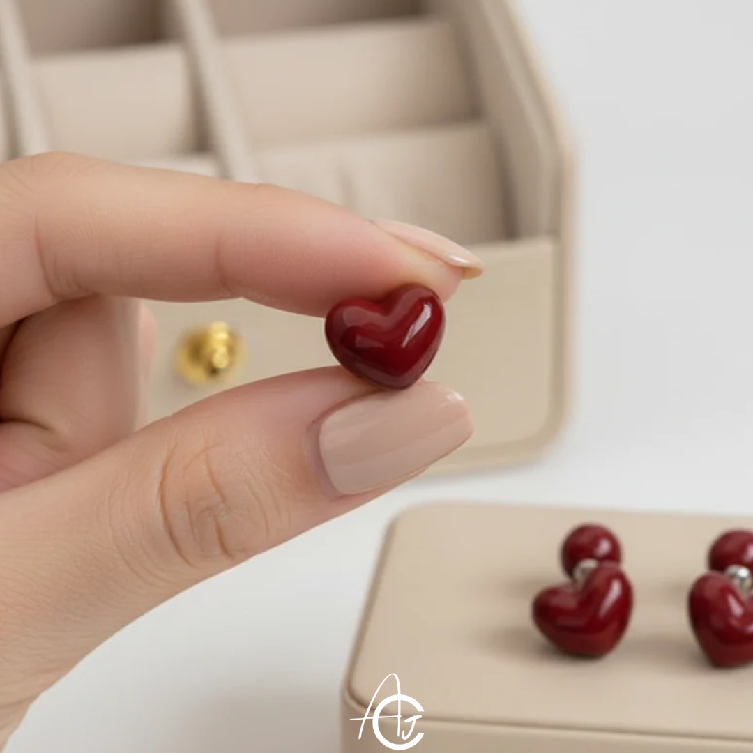 Heart Statement Earrings